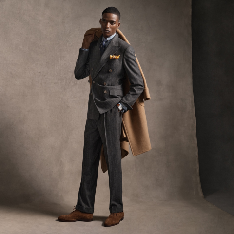 ポロラルフローレン　既製品スーツ Polo by Ralph Lauren ポロ ラルフローレン ストライプ柄