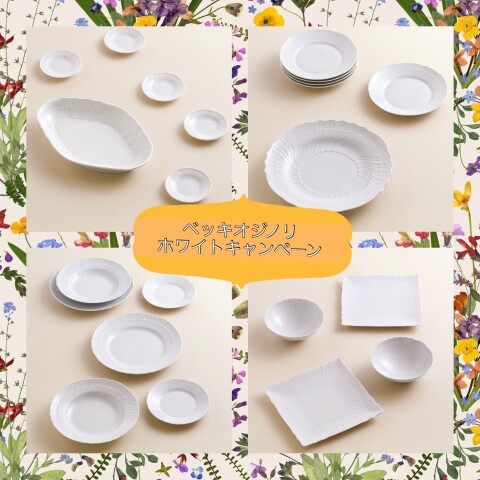 オンラインストア・おススメ特集！！ ベッキオ ジノリ ホワイト