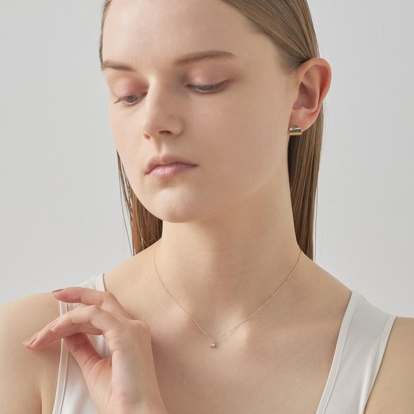 ete bijoux K10YG ダイヤモンド ネックレス