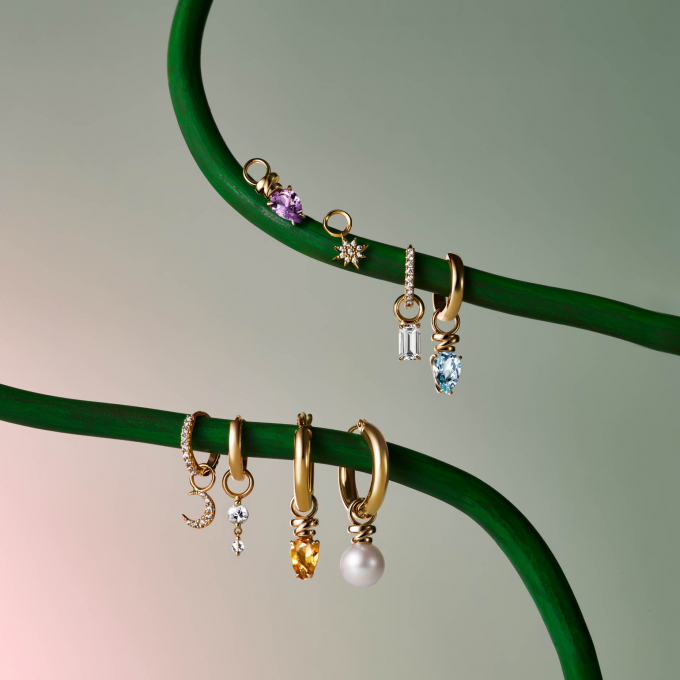 【STAR JEWELRY】新作HOOP EARRING CHARM