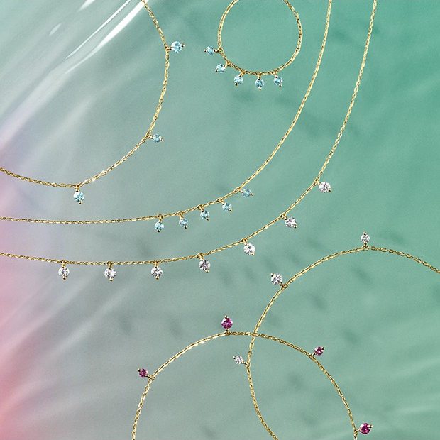 【STAR JEWELRY】新作「Dew Drops」で叶える春夏のレイヤードスタイル