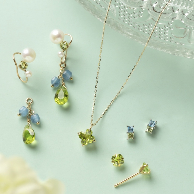8月 Birthstone　～ペリドット～🌻