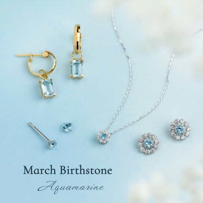 ♦3月　Birth stone♦　アクアマリン