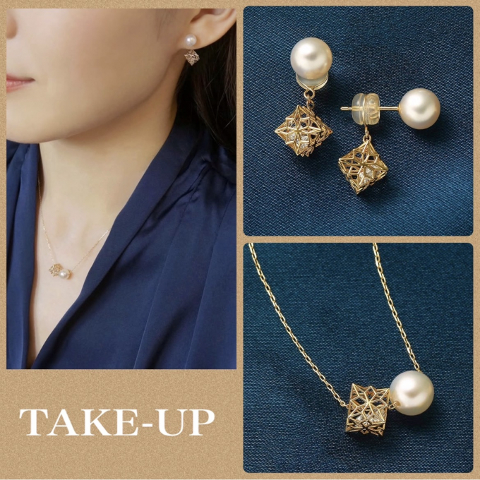 繊細な透かしが印象的な パニエパニエコレクション✨