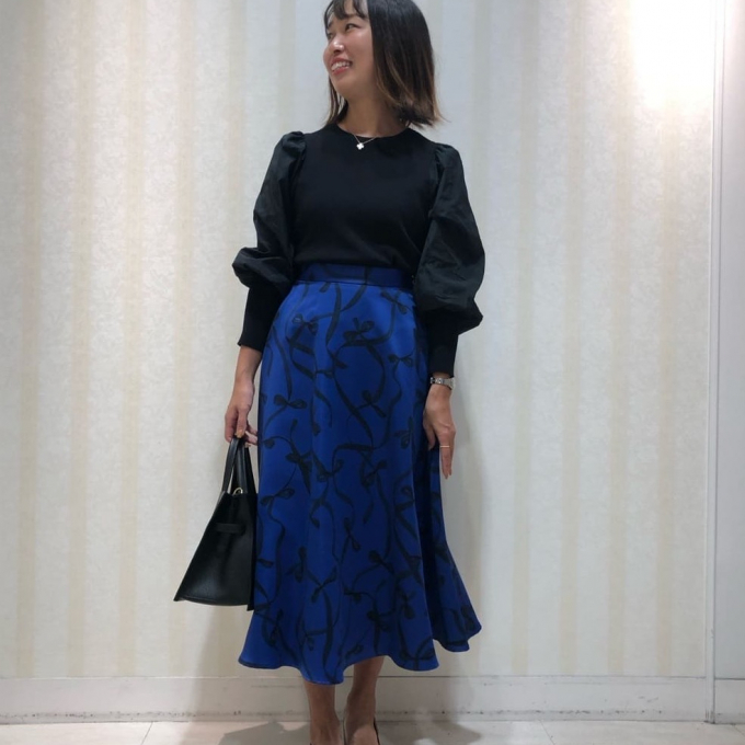 リボンスカートで秋を楽しみましょう♪