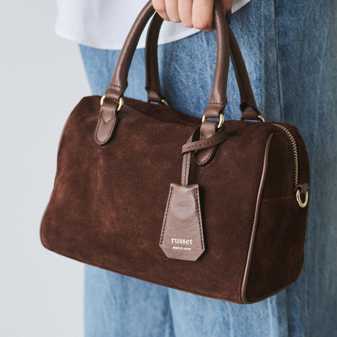 『ラシット』人気のスエードボストンバッグが再入荷♪