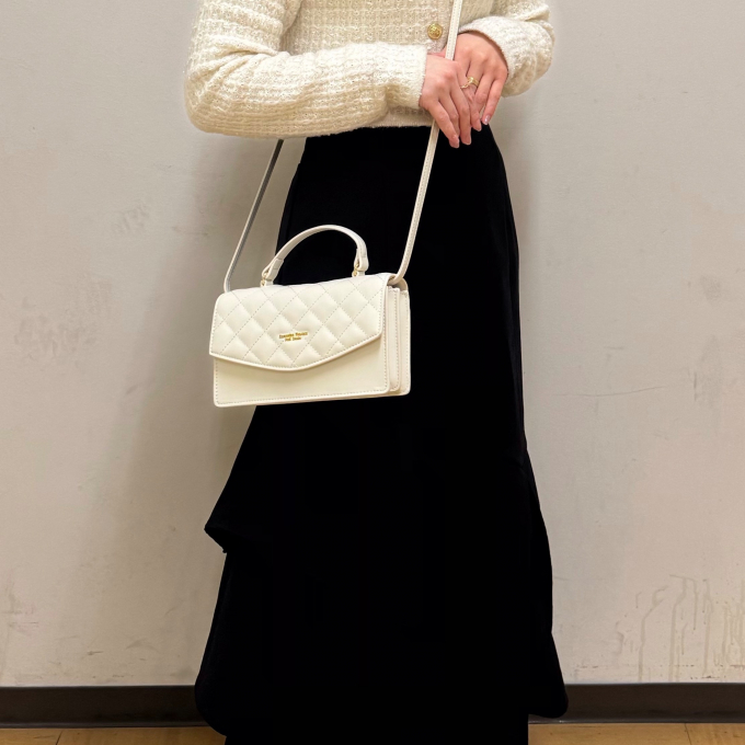 ぷっくり感が可愛い🩷キルティングウォレットショルダー