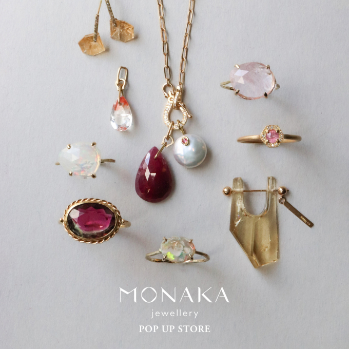【3/6〜3/15】〈MONAKA jewellery〉POP UP STORE