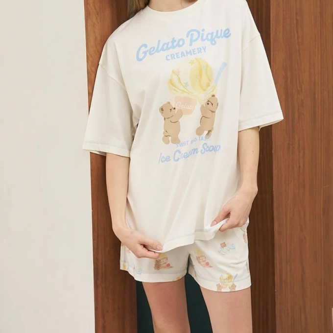 【gelato pique】親子でおそろい！アイスベア&グラデーションボーダー🧸🍨