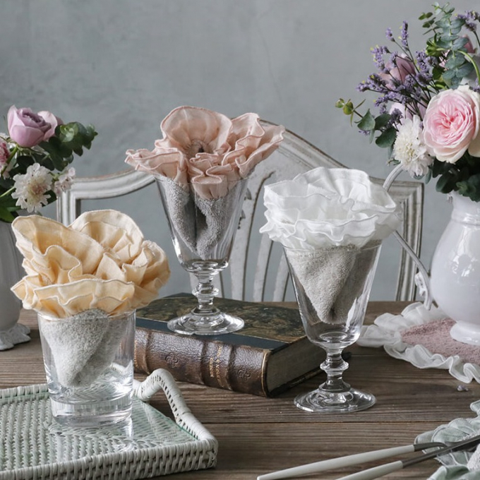 世界中で愛される贅沢な一枚。Borgoのフリルタオルをご紹介。