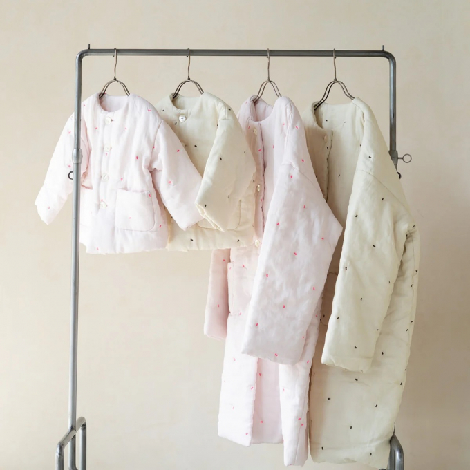 やわらかな綿入り羽織り