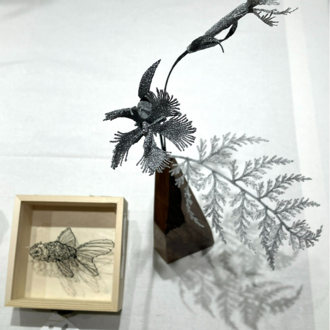 透過刺繍作家 田口ナツミ✾横振り刺繍作家 鬼塚友紀　二人展