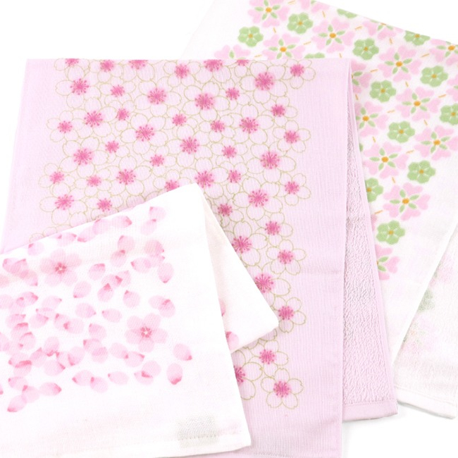 『さくらタオル』でお家を華やかに！