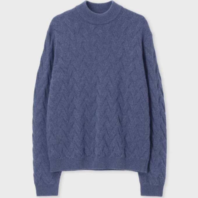 ULTRA-FINE MERINO WOOL CASHMERE BLEND KNIT / SEMNOZ