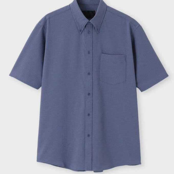 2WAY STRETCH SEERSUCKER S/S B.D. SHIRT
