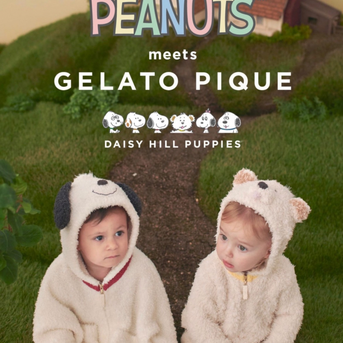 【ジェラートピケ】”PEANUT PUPPIES”シリーズ入荷しています！
