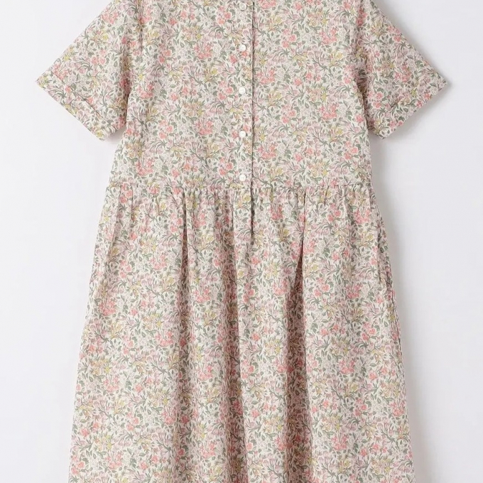 SHIPS KIDS　リバティ　半袖 ワンピース