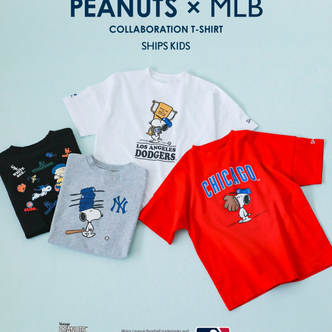 SHIPS KIDS   PEANUTS×MLB Tシャツ