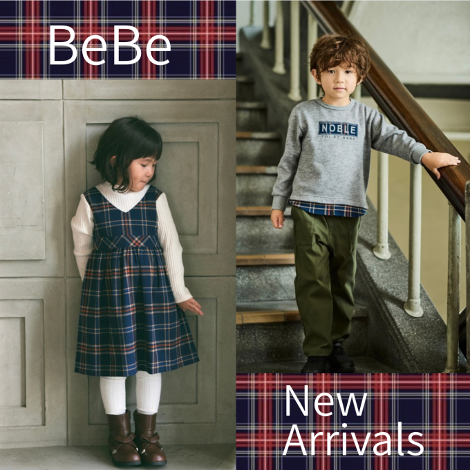 【BeBe】10月新作のご紹介🧶🦊🍂