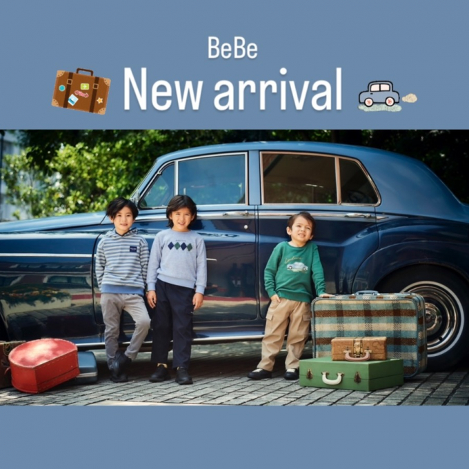 【BeBe】男の子新作のご紹介🚙🌳💼