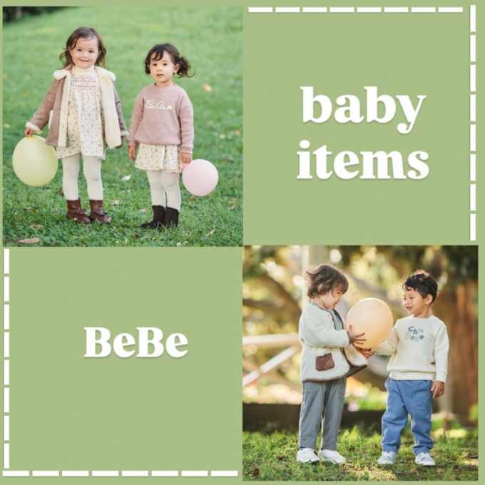 【BeBe】ベビー新作のご紹介👶🏻🍀🫧