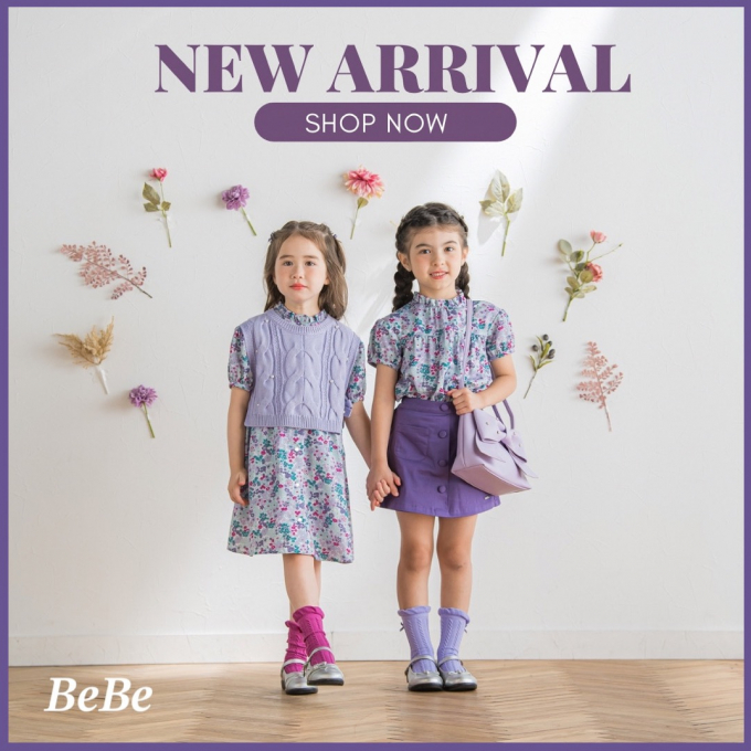 【BeBe】8月の新作のご紹介💜