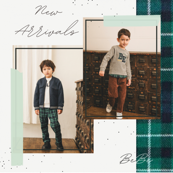 【BeBe】9月男の子の新作商品のご紹介🍁