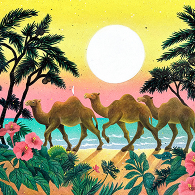 － 楽園の旅 － 長沼 慧絵画展