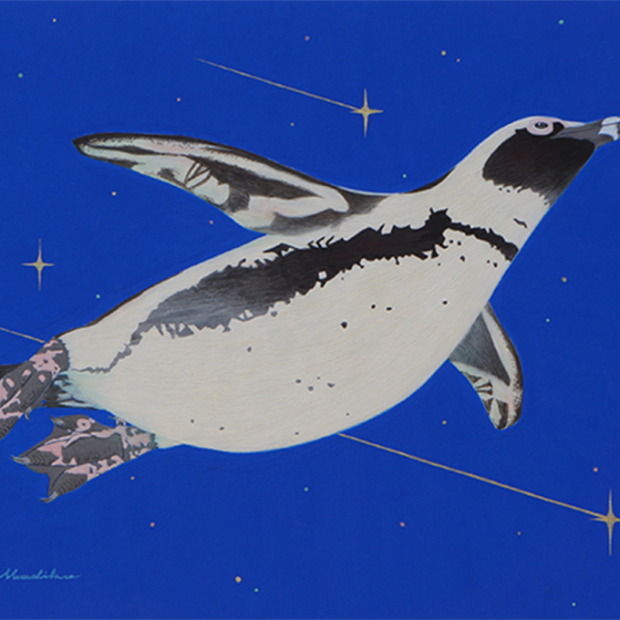 飛んで、走って、泳ぐ 武蔵原 裕二 日本画展