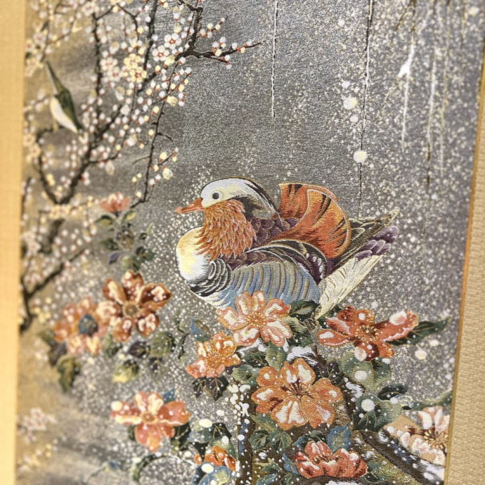 江戸絵画の奇才の作品が西陣織で⁉️