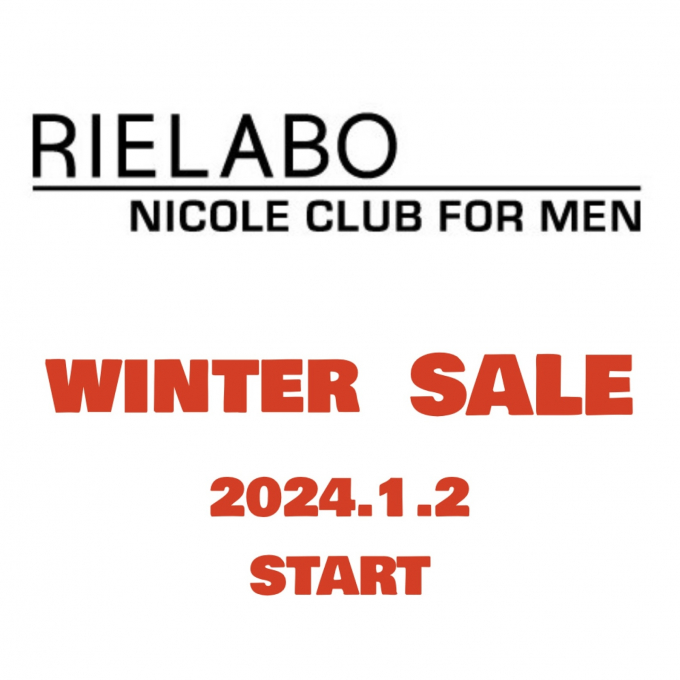 2024年《WINTER　SALE》1/2からスタート