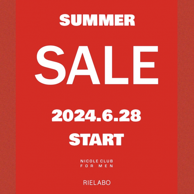 2024年《SUMMER　SALE》6/28からスタート！