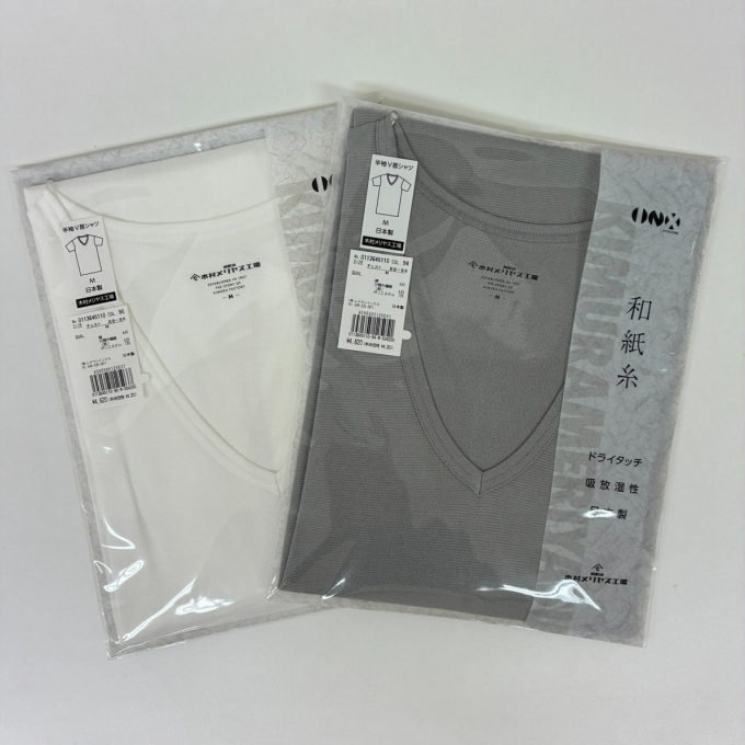 軽くてやさしい着心地 木村メリヤス工場の和紙インナー