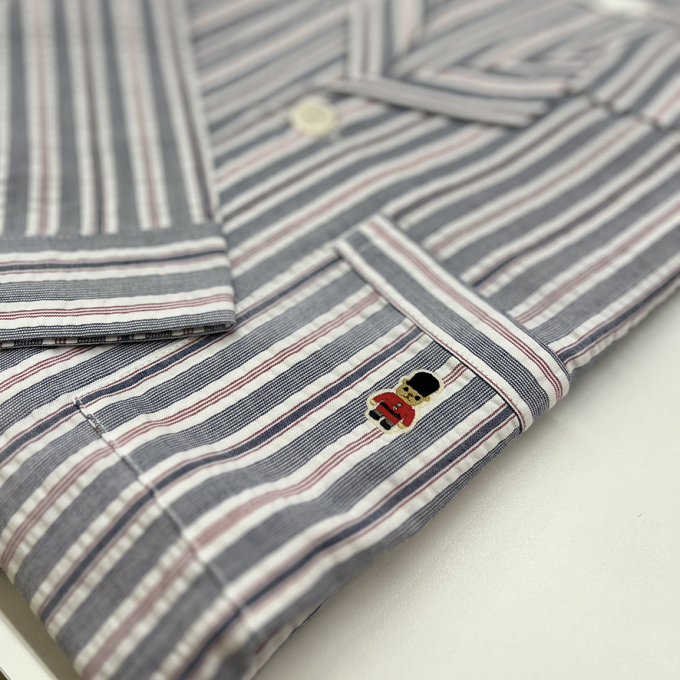 バッキンガムベアのワンポイント刺繍がチャーミング♡マッキントッシュのパジャマ