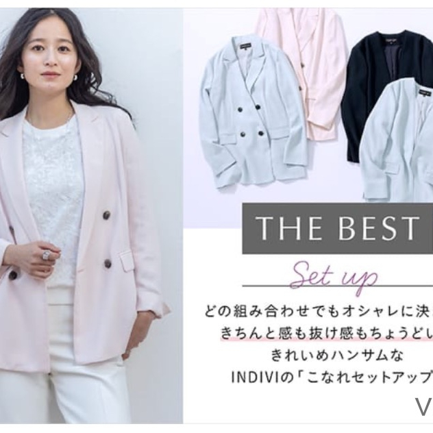 毎年人気💓のINDIVIこなれセットアップvol.2