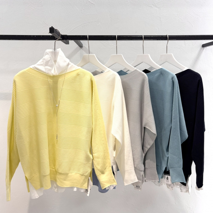 〜春のお出かけに〜☘️春色ホールガーメントニット☘️