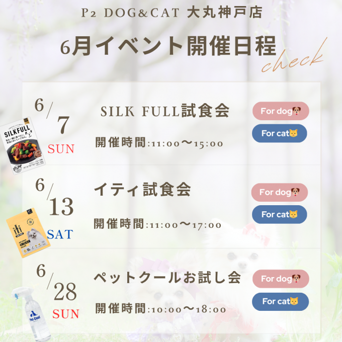 6月イベントのお知らせです🎶