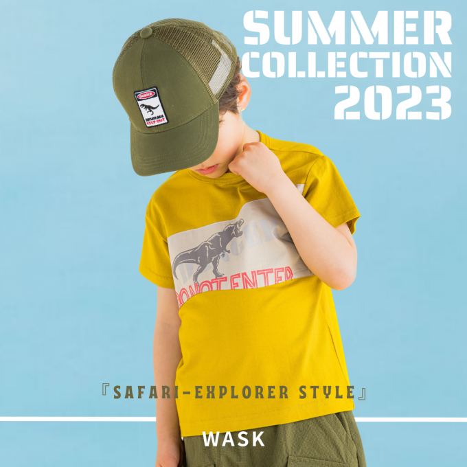 【WASK】夏物新作/Tシャツのご紹介