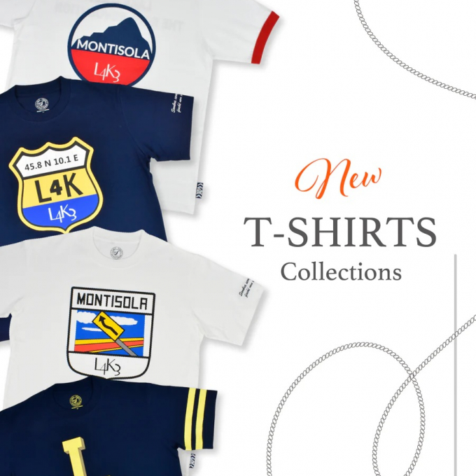 夏を楽しむロゴTシャツ