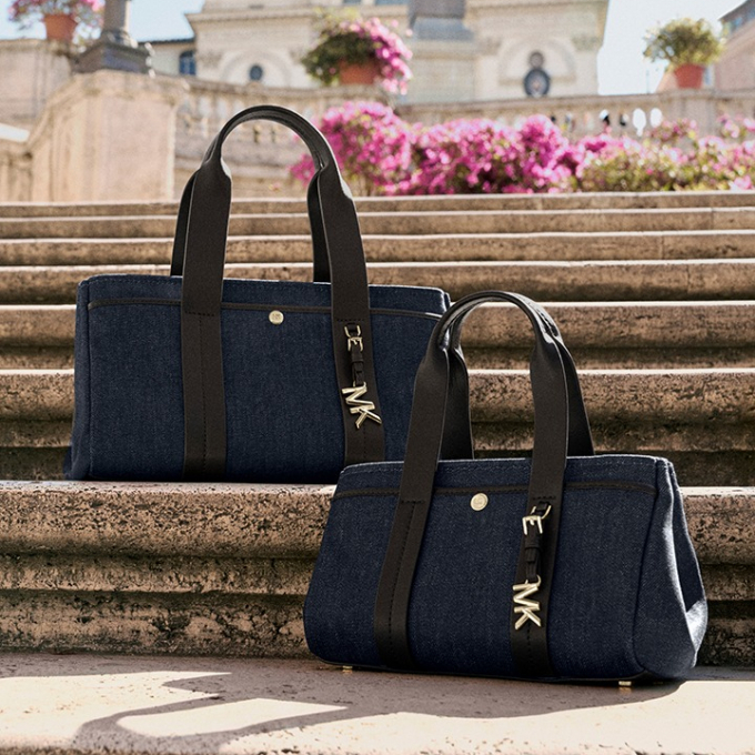 ＜MICHAEL KORS＞デニム素材の日本限定ハンドバッグ「ROMEE(ロミー)」が登場