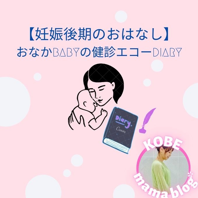 【妊娠後期のおはなし】おなかbabyのエコー健診Diary