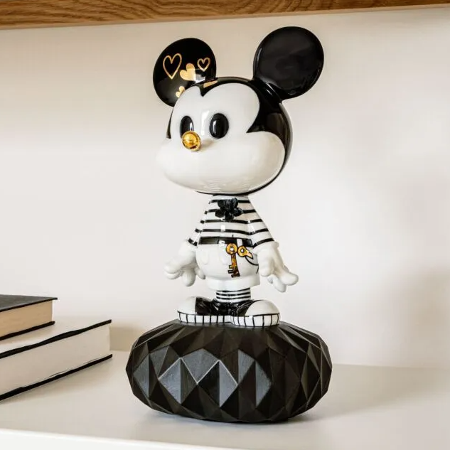 【リヤドロ】Mickey In Black ＆ White