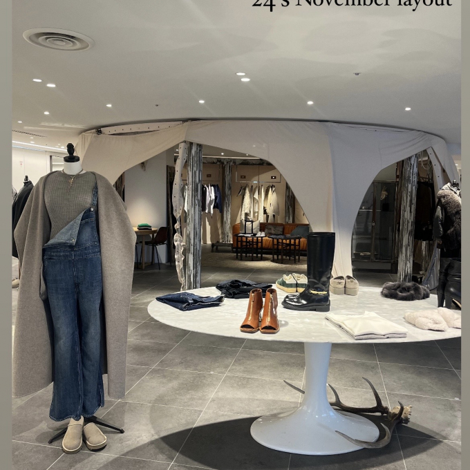 L’Appartement 24’s November layout 