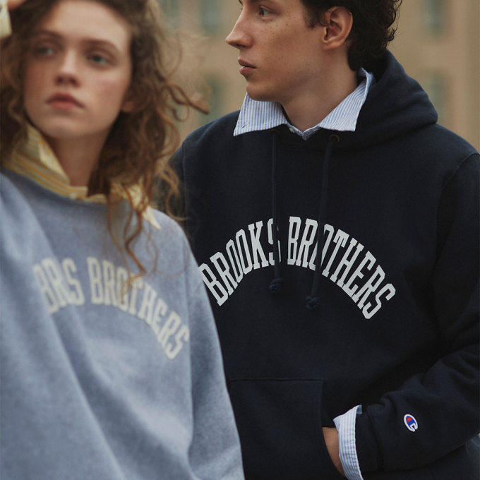 Brooks Brothers × Champion 初のコラボレーションコレクションが登場