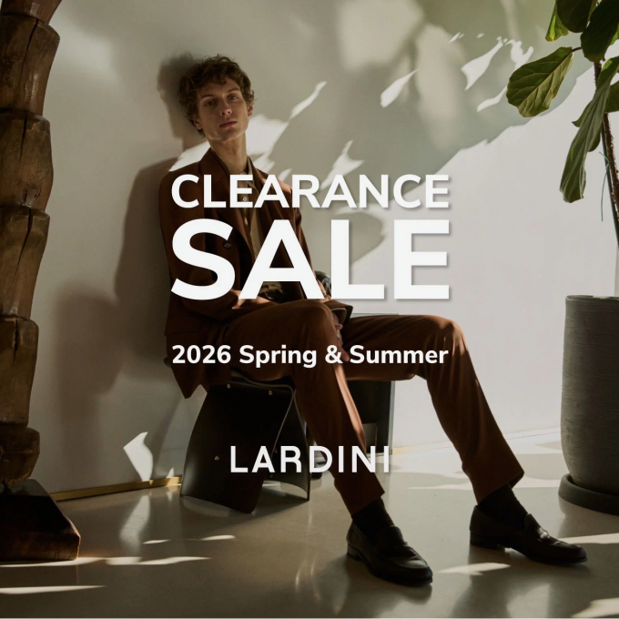 《LARDINI》26SS Clearance Sale