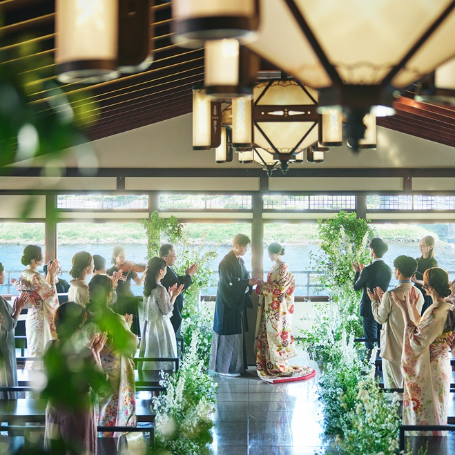 【大丸神戸店限定プラン】京都で叶える結婚式「鮒鶴京都鴨川リゾート」