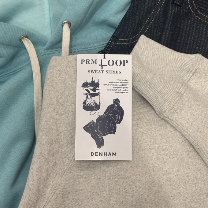 デニムスタイルを格上げする、カジュアルウェア“PRM LOOPシリーズ”