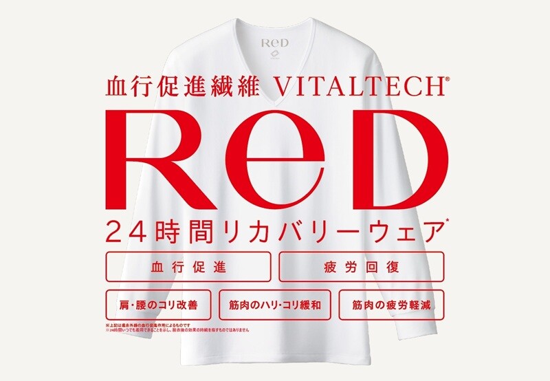 24時間リカバリーウェア『Red』入荷！
