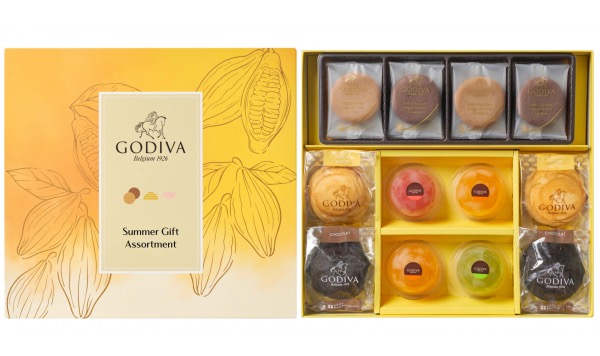 《GODIVA》◆新商品◆💖人気の7種を詰め合せ😋夏のギフトアソートメント