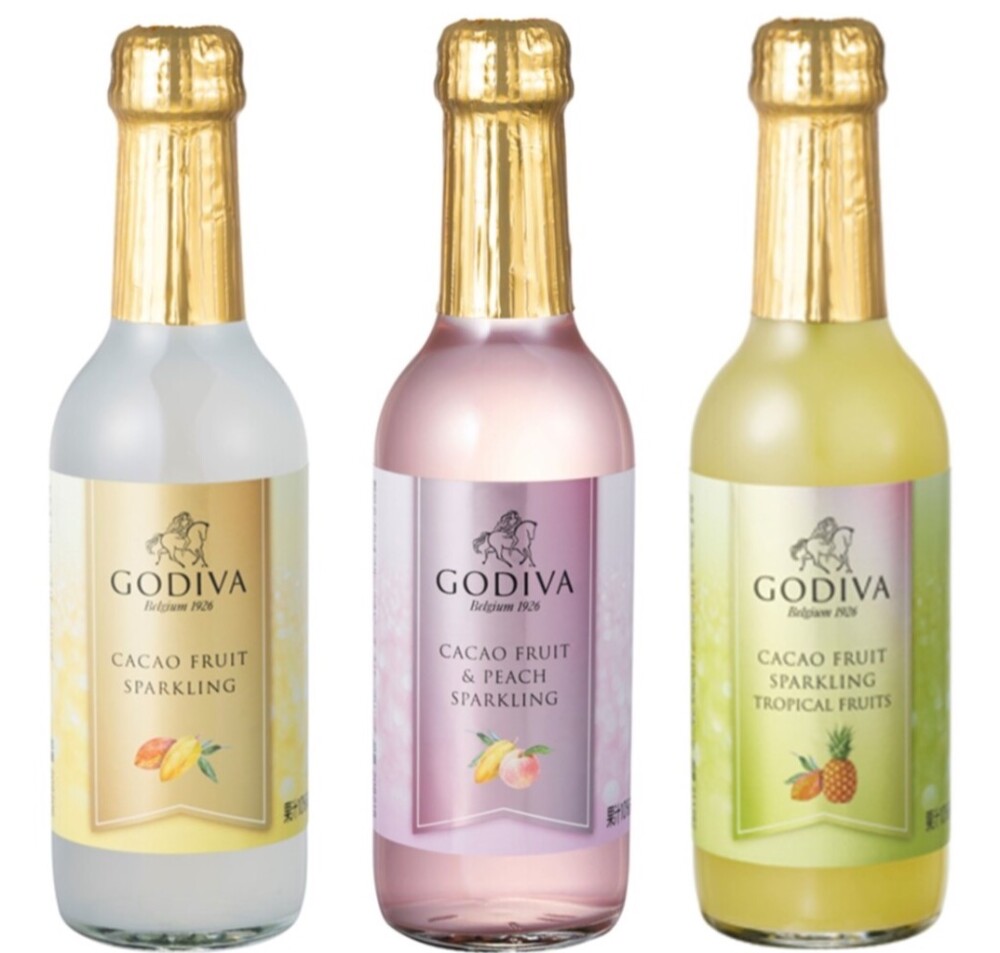 《GODIVA》【✨希少✨数量限定‼️今年は3種‼️】カカオフルーツ スパークリング‼︎